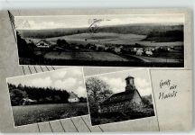 34593 W3589 Nausis b Homberg, Bez Kassel - Kirche