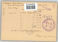 38170 W3307 Klein Dahlum - Landpoststempel, Notopfer