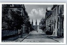 77933 W7630 Lahr , Schwarzwald Foto AK Schilllerstraße Kath. Kirche