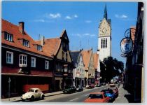 93333 W8425 Neustadt a.d.Donau - Straßenansicht Kirche Hotel Gasthaus Auto