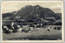 87544 W8976 Blaichach , Allgäu - Blick mit Grünten