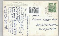 21493 W2053 Schwarzenbek - Schröders Hotel Autos VW Käfer