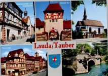 97922 W6970 Lauda - Kirche Wappen Oberes Tor