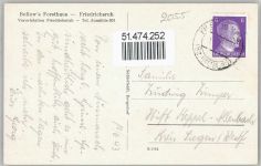 21521 W2055 Friedrichsruh b Hamburg - Bollow´s Forsthaus