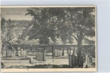 Künstlerkarte Aquarell von H. Dantz