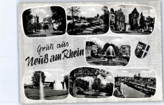 41460 W4040 Neuss - Quirinus Münster Drususplatz Stadtgarten Stadthalle