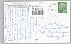 72270 W7292 Huzenbach - Gasthaus Cafe Pension Bären