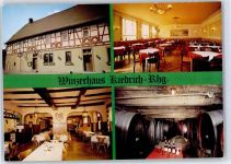 65399 W6229 Kiedrich , Rheingau - Gasthaus Winzerhaus Kiedrich