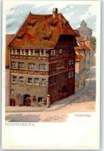 W8500 Nürnberg Dürerhaus Mutter, K. Künstlerkarte