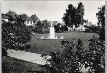 67454 W6733 Haßloch , Pfalz - Friedrich Ebert Platz Springbrunnen