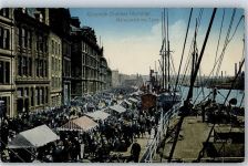 Newcastle Lithographie Quayside sunday Morning