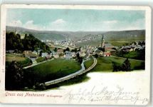 09544 O9336 Neuhausen , Erzgeb Lithographie 1900 Bahnpost