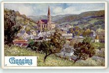3400 Maria Gugging Lithographie / Künstlerkarte