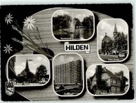 40721 W4010 Hilden - Kirche Hochhaus Fabricius Haus Gondelteich