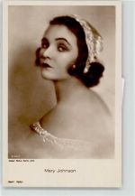 Mary Johnson Filmschauspieler Foto AK