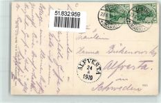 10115 O1186 Rauchfangswerder 1910 - Gasthaus Waldhaus