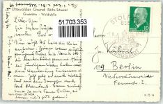 01833 O8350 Stolpen - Gasthaus Ort lt. Stempel