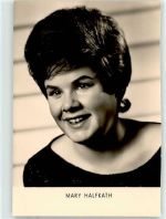 Halfkath, Mary DDR Schlagersänger Foto AK
