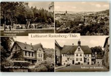 99636 O5235 Rastenberg - Schwimmbad Rathaus Gasthaus Ratskeller Jugendherberge