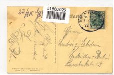 17279 O2093 Lychen - 1915 Bahnpost