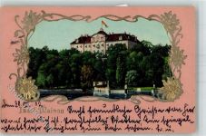 78462 W7750 Insel Mainau 1902 Lithographie Schloss Insel-Mainau