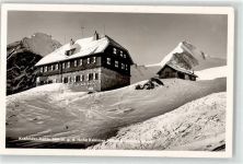 Krefelder Hütte - Berghütte Winter Hohe Kammer Hüttenstempel Kitzsteinhorn