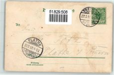 10115 O1193 Treptow 1898 Lithographie Eierhäuschen Forsthaus