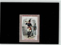 Königlicher Preussischer Postillon Alt-Deutsche Post Serie Postbote Vignette