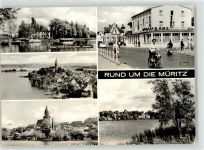 17207 O2070 Röbel - Erholungsheim Seestern Waren Gasthaus Fahrrad Kirche Müritz