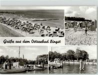18374 O4241 Zingst , Ostseebad - Strand Hafen