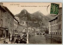 01230 Saint-Rambert-en-Bugey 1921 - Cafe Quai de l´Albarine