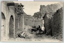 El Kantara - Gasse Esel
