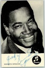 Kenneth Spencer Autogramm origin. Unterschrift Schlagersänger KEINE AK