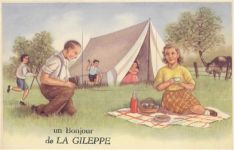 Eupen - Eupen (Belgien) Leporello Un Bonjour de La Gileppe I