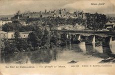 11000 Carcassonne - Carcassonne (Frankreich) Leporello II (Stauchungen, Ecken abgestossen)
