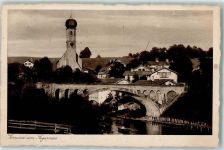 83703 W8184 Gmund a. Tegernsee - Kirche Brücke