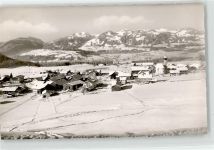 87561 W8980 Schöllang - Winter Kirche Hörnergruppe