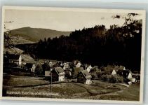 72270 W7292 Huzenbach 1934 Foto AK Bahnpost Rastatt- Zug 3936