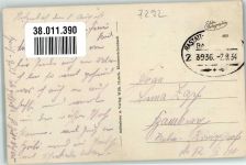 72270 W7292 Huzenbach 1934 Foto AK Bahnpost Rastatt- Zug 3936