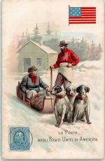 La Posta Hundeschlitten Winter Post 1903