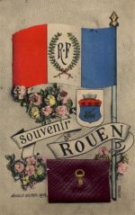 76000 Rouen - Rouen (Frankreich) Leporello I-II