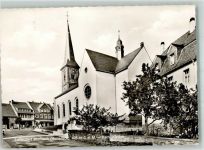 54497 W5552 Morbach , Hunsrück 1976 Foto AK Kath. Kirche