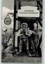 91220 W8563 Osternohe Foto AK Gasthaus Pension Igel