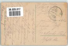 59505 W4772 Bad Sassendorf 1918 Gebrauchsspuren Kirche alte Häuser Feldpost WK I