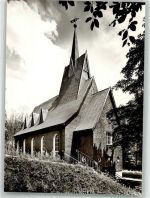88316 W7972 Überruh Foto AK Kirche