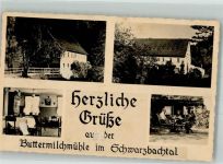 01855 O8360 Sebnitz Gebrauchsspuren Buttermilchmühle Schwarzbachtal