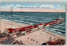 Atlantic City 1941 Foto AK Steel Pier Schwimmbad