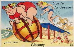 33950 Claouey - Claouey (Frankreich) Leporello I-II (kleine Abschürfung VS)