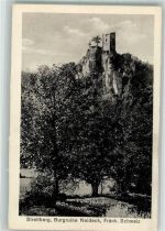 91344 W8551 Streitberg , Oberfr - Burg Ruine Neideck