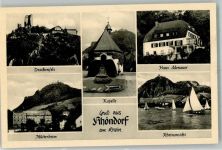 53604 W5340 Rhöndorf , Rhein - Drachenfels Mütterheim Kapelle Haus Adenauer